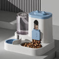 Distributeur croquettes et eau 2 en 1 – bleu