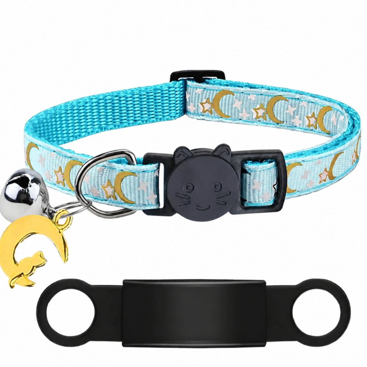 Collier personnalisé pour chaton bleu ciel