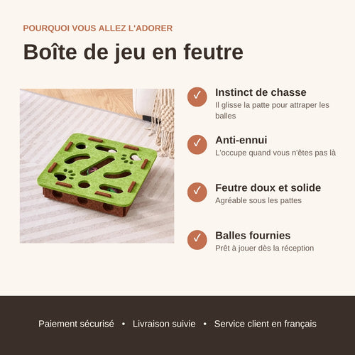 Avantages de la boîte de jeu en feutre
